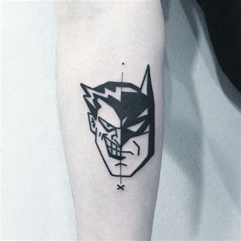 joker from batman tattoo|joker tattoo black and white.